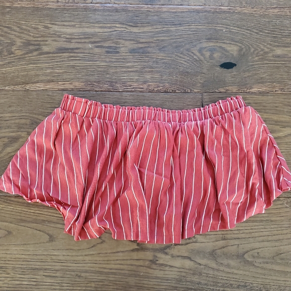 Sage Aurelia Striped Crop Top Small Orange - Picture 3 of 8